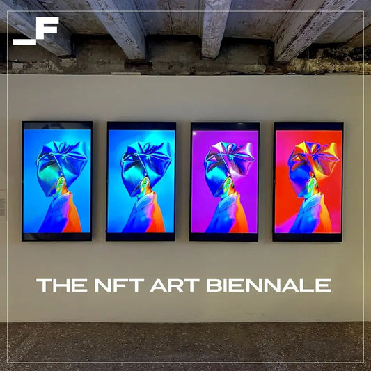 Explore the #NFT exhibition in #Biennale with us