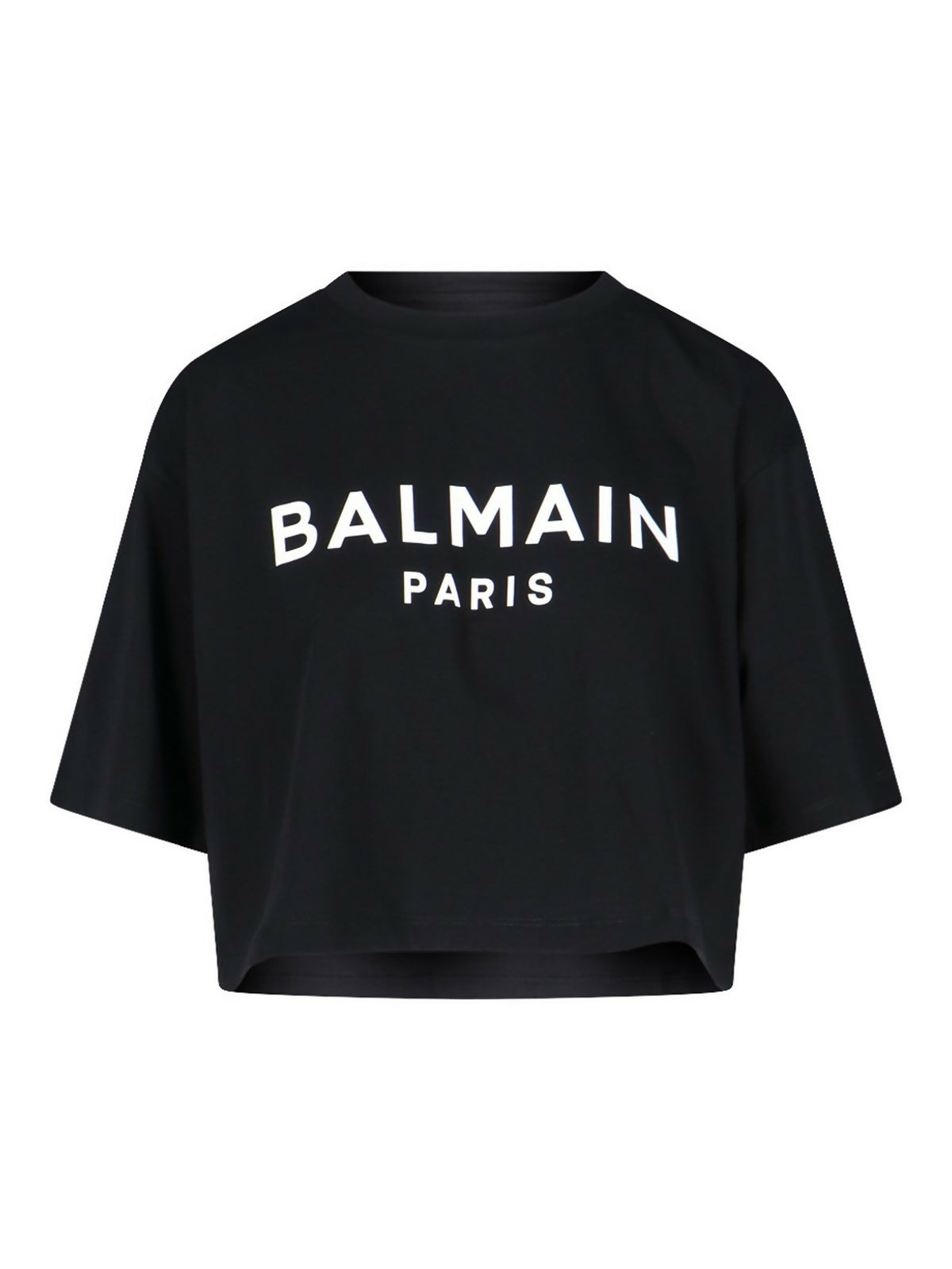Balmain, Cotton Cropped T-Shirt