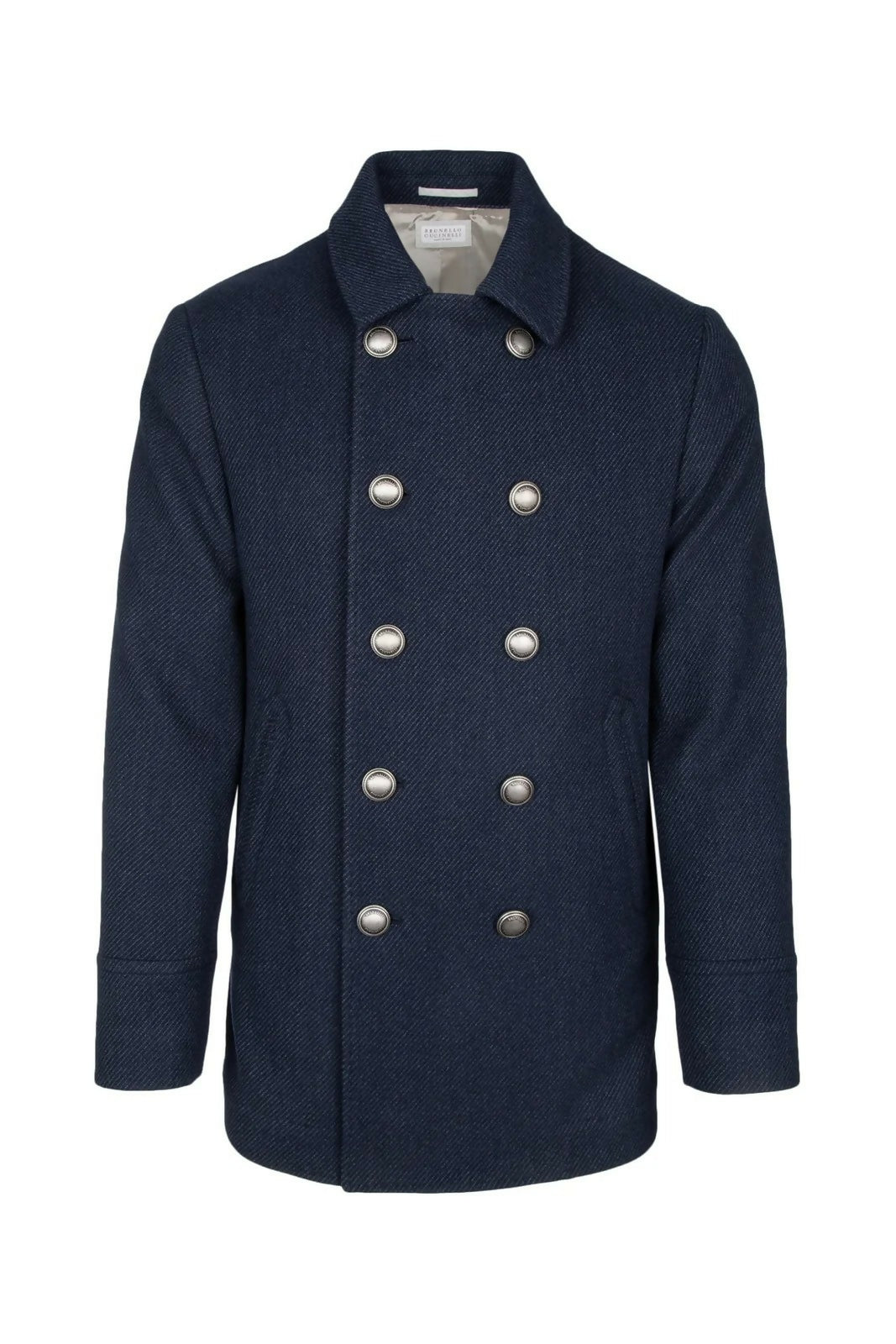 Brunello Cucinelli, Double-Breasted Straight Hem Coat