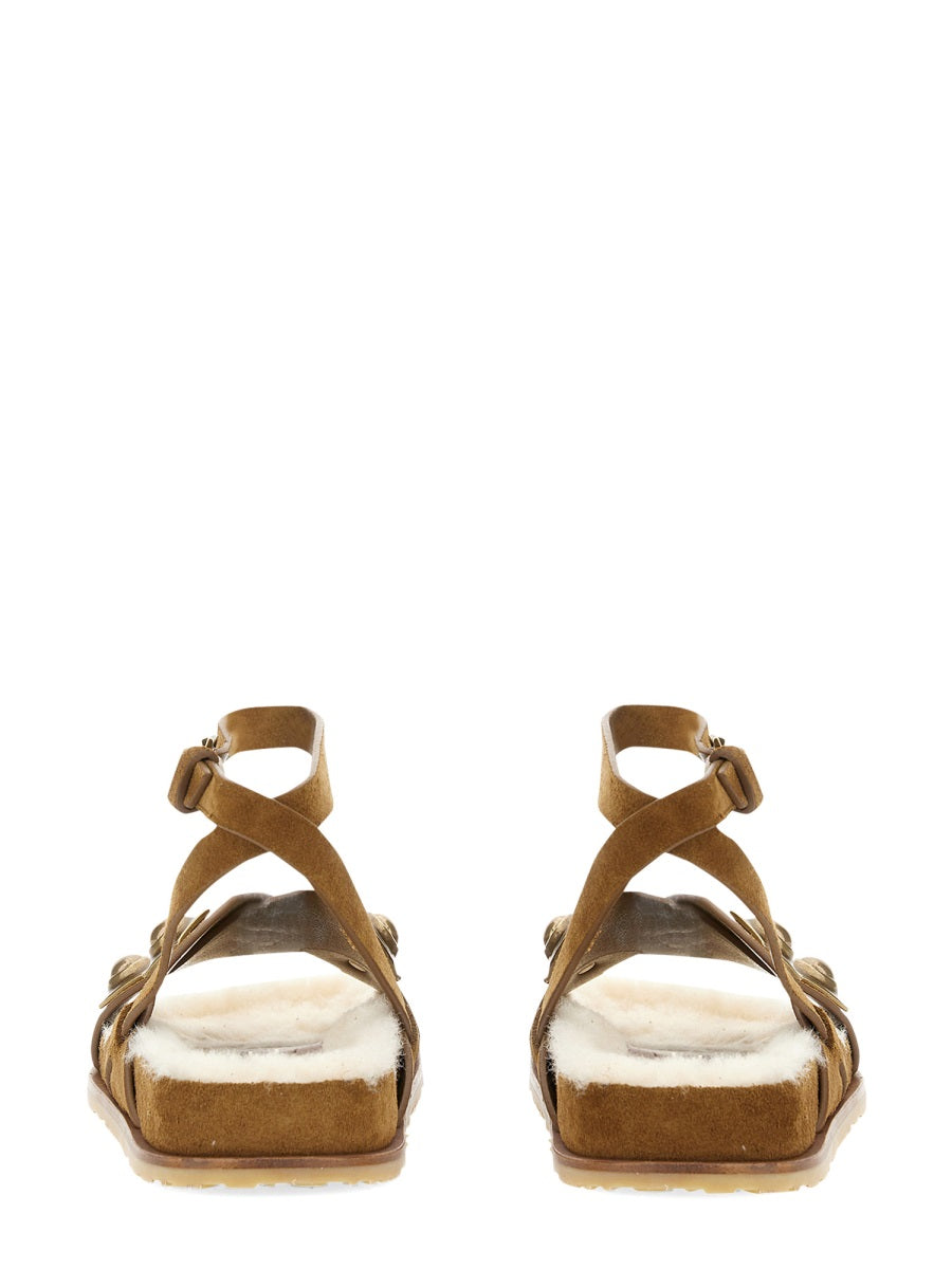 Etro, Crown Me Sandal with Studs