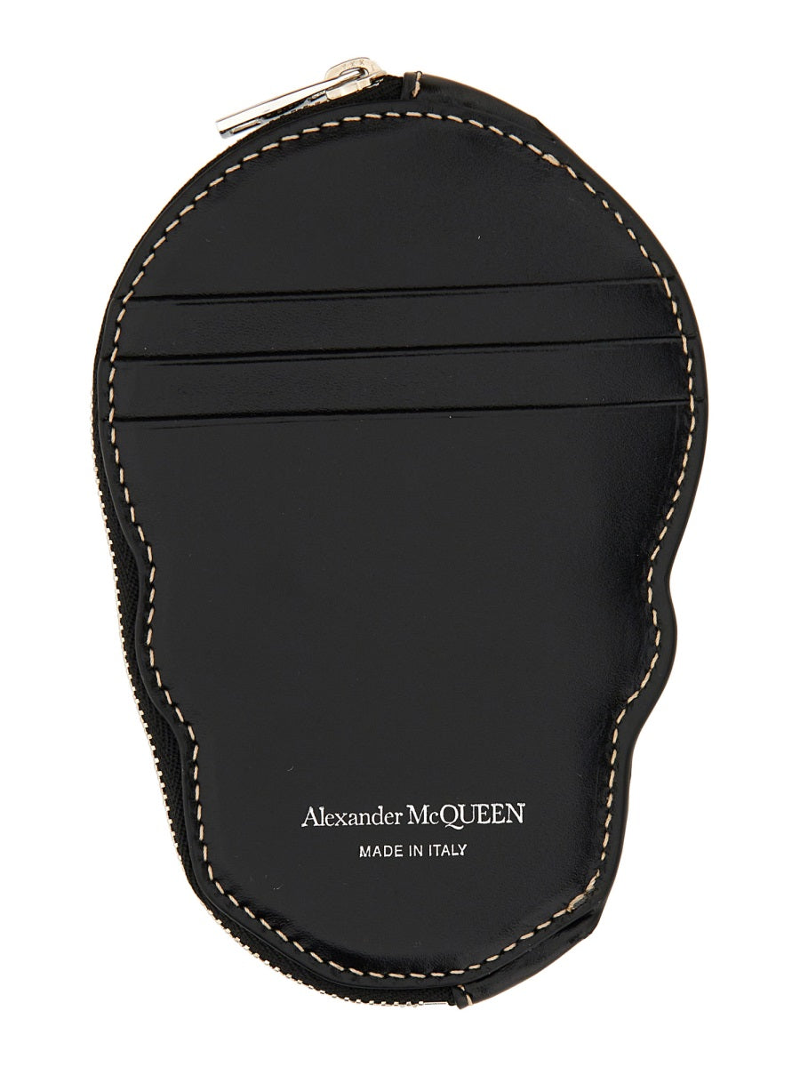 Alexander Mcqueen, Leather Skull Card Case