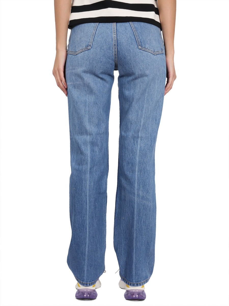 MEDIUM WAIST SLIM JEANS