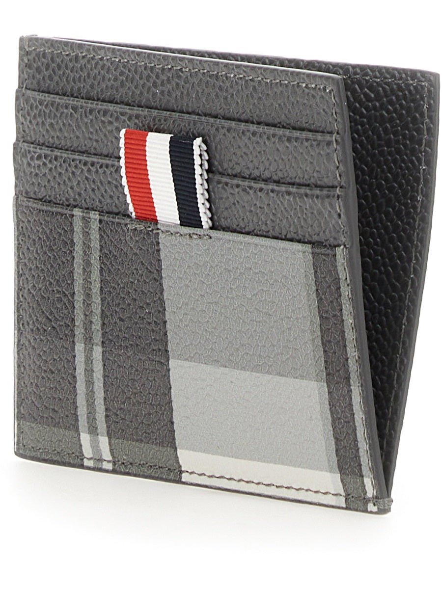 Thom Browne, Grained Leather Logo Card Holder