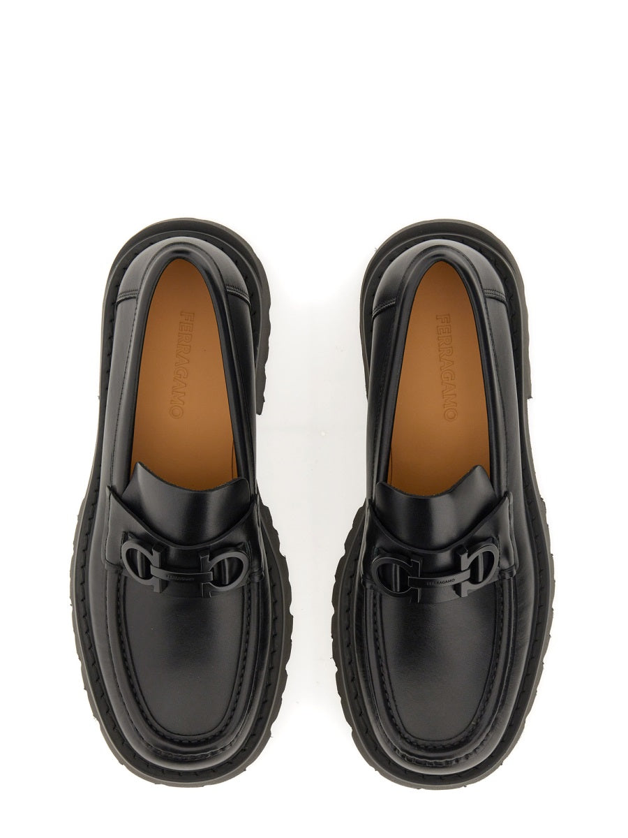 Salvatore Ferragamo, Gancini Leather Loafer