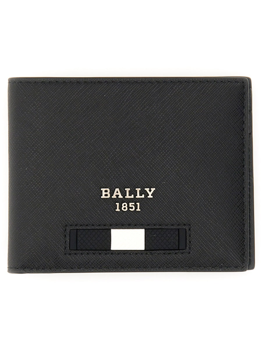 Bally, Bevye Logo Plaque Bi-Fold Wallet