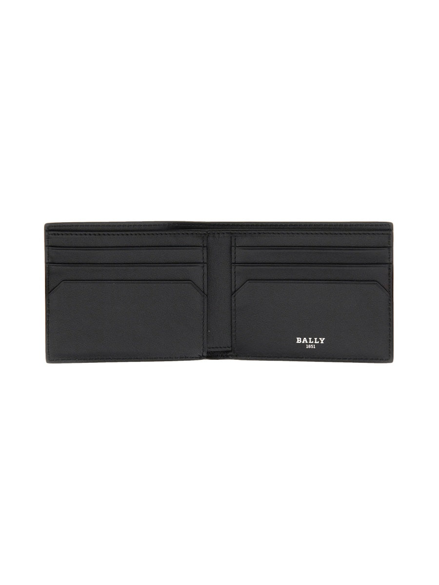 Bally, Bevye Logo Plaque Bi-Fold Wallet