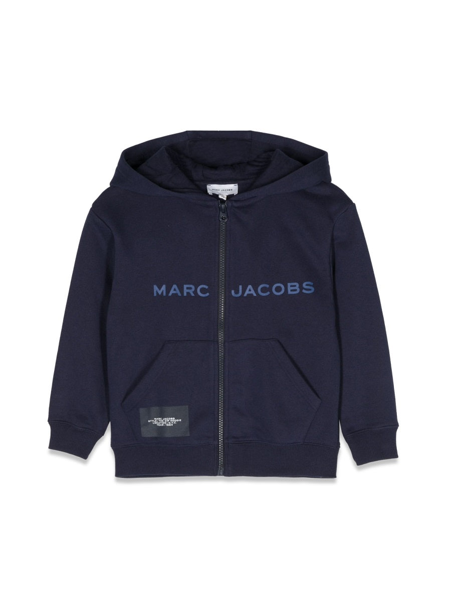 Marc Jacobs, Cotton Jersey Zip-Up Hoodie with Logo