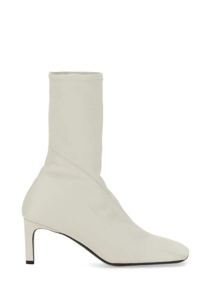 Jil Sander, Leather Boot In White