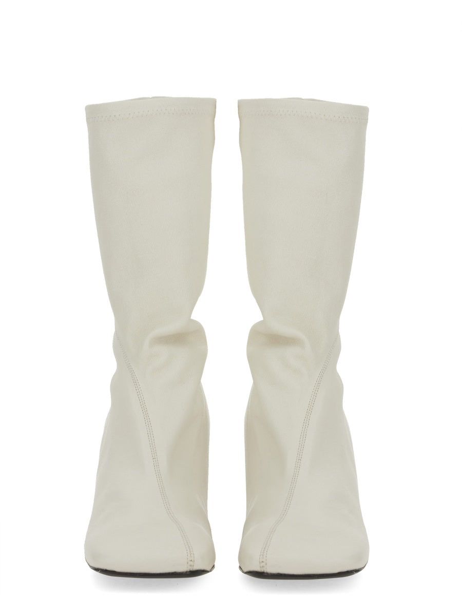 Jil Sander, Leather Boot In White