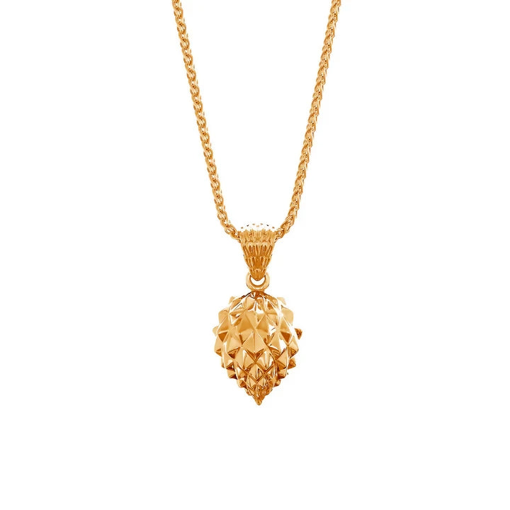 Gimbutis, Yellow Gold Pine Cone Pendant