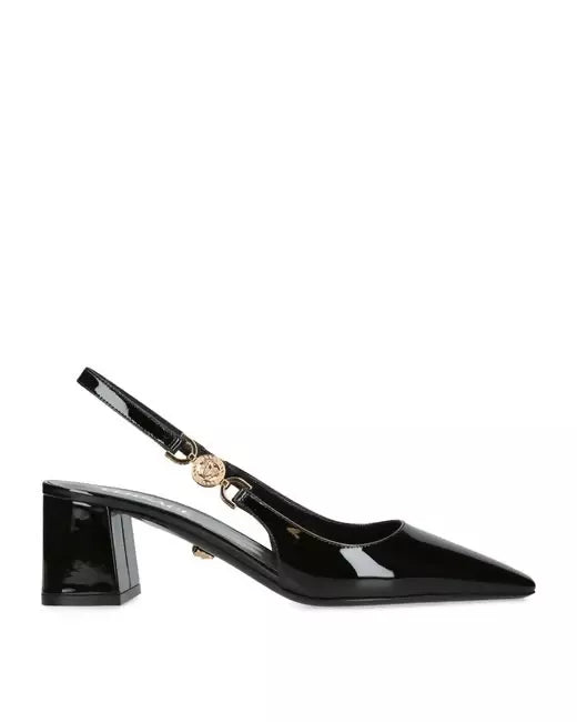 Versace, Medusa 95 Pointed Toe Slingback Pumps