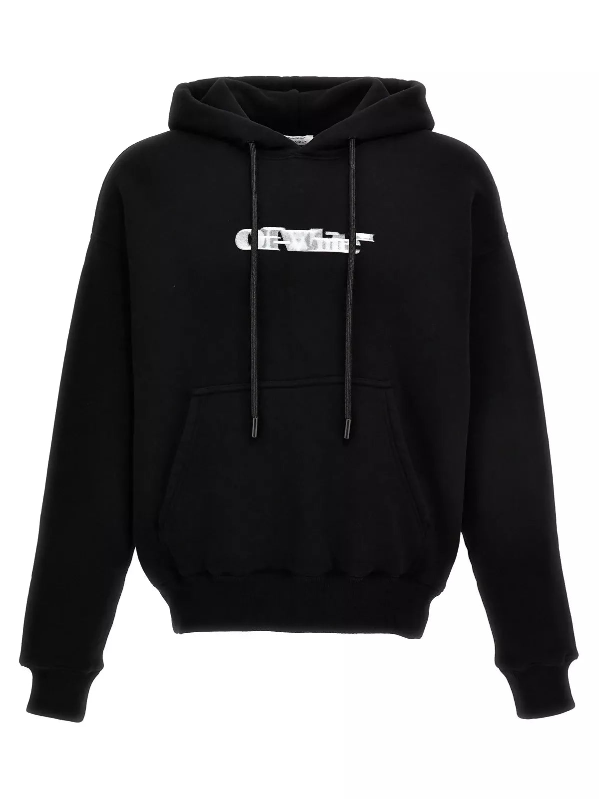 Off- White, Pure Cotton Logo Print Hoodie