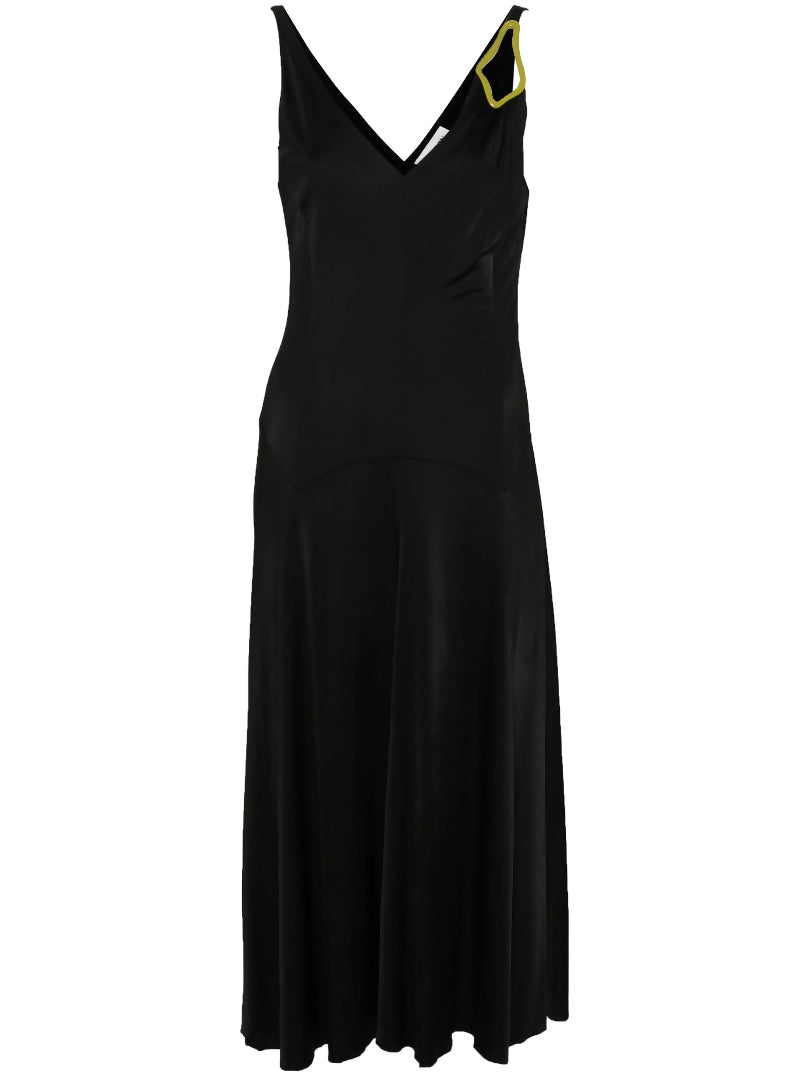 Lanvin Pleated A-Line Midi Dress