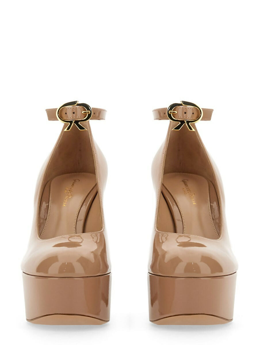 Gianvito Rossi, Leather Mary Jane Pump