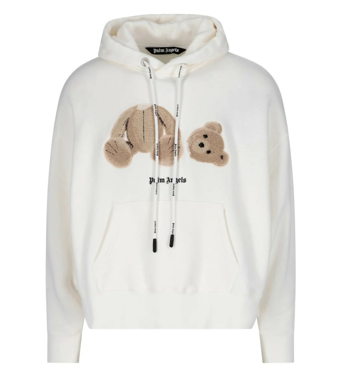 Palm Angels, Bear Printed Drawstring Hoodie