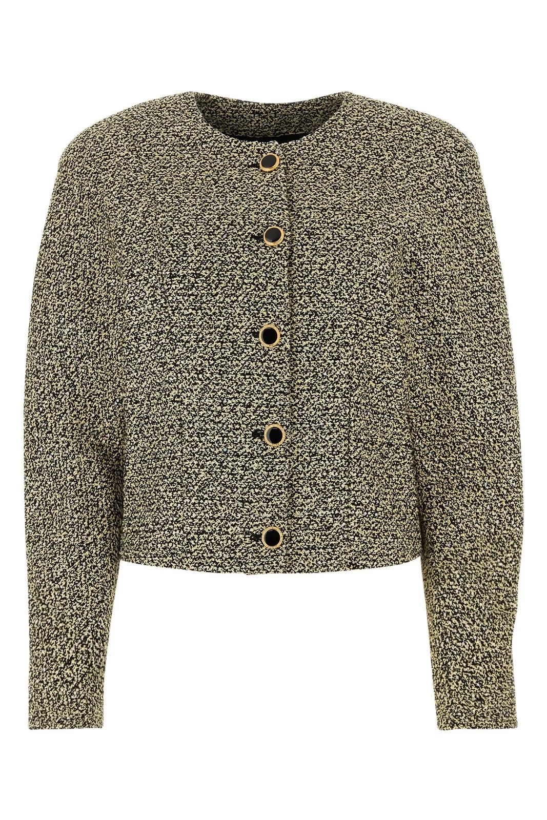 Alessandra Rich, Sequin Embellished Cropped Tweed Jacket