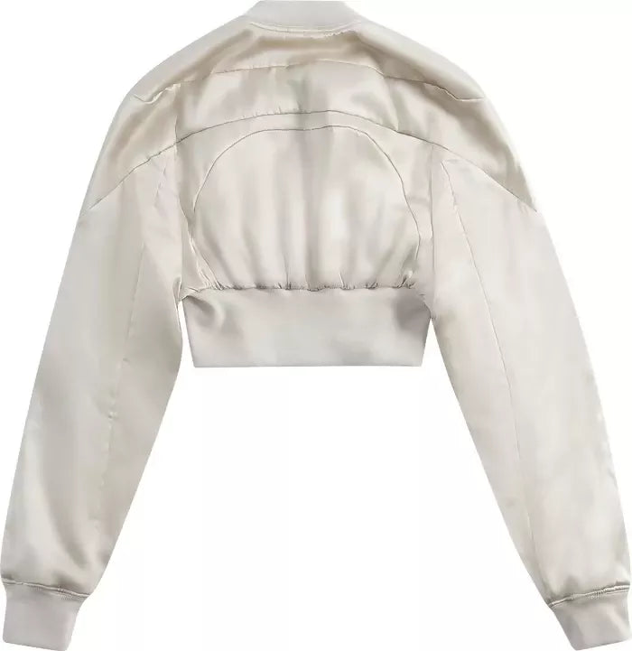 Rick Owens, Padded Zip-Up Cropped Bomber Jacket