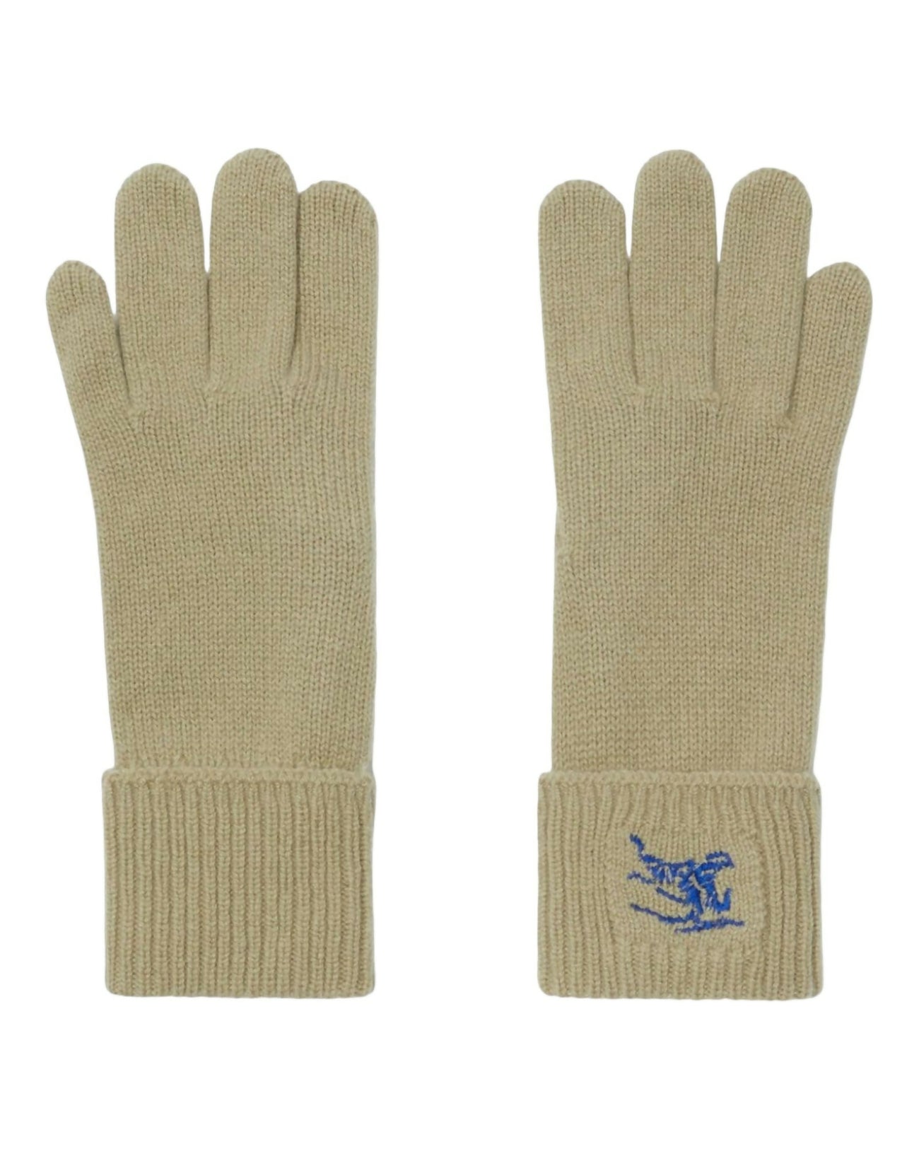 Burberry, Equestrian Knight Logo Embroidered Full-Finger Gloves