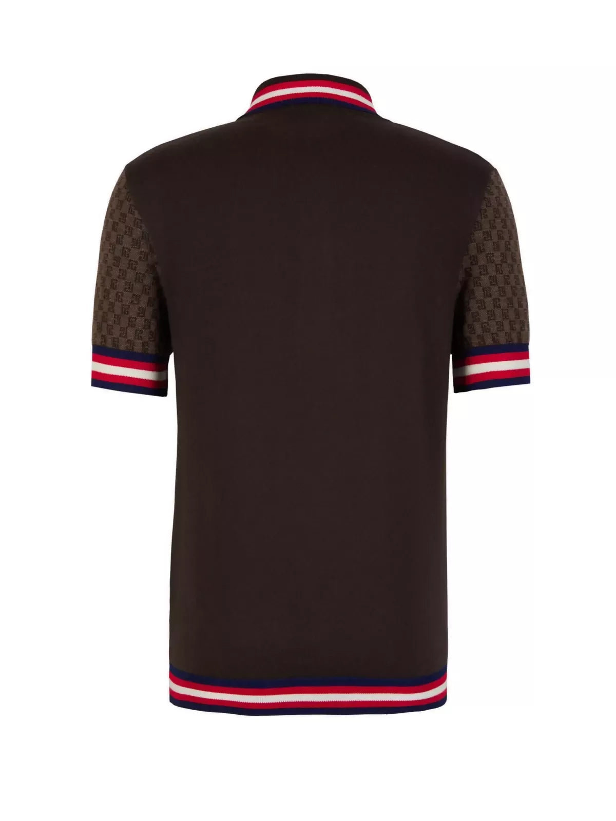 Balmain, Monogram Printed Short Sleeved Polo Shirt