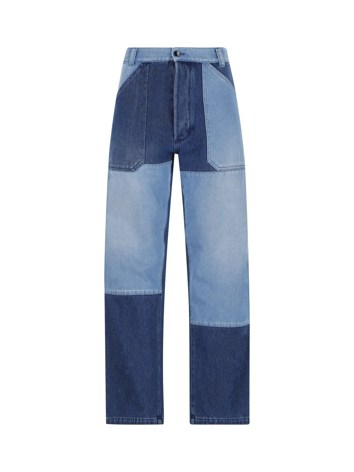 Etro, Patchwork Logo-Embossed Straight-Leg Jeans