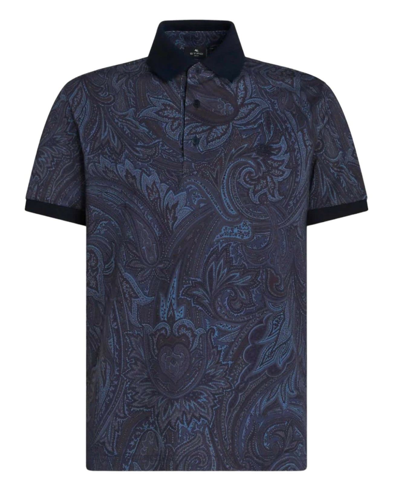 Etro, Paisley-Printed Short-Sleeved Polo Shirt