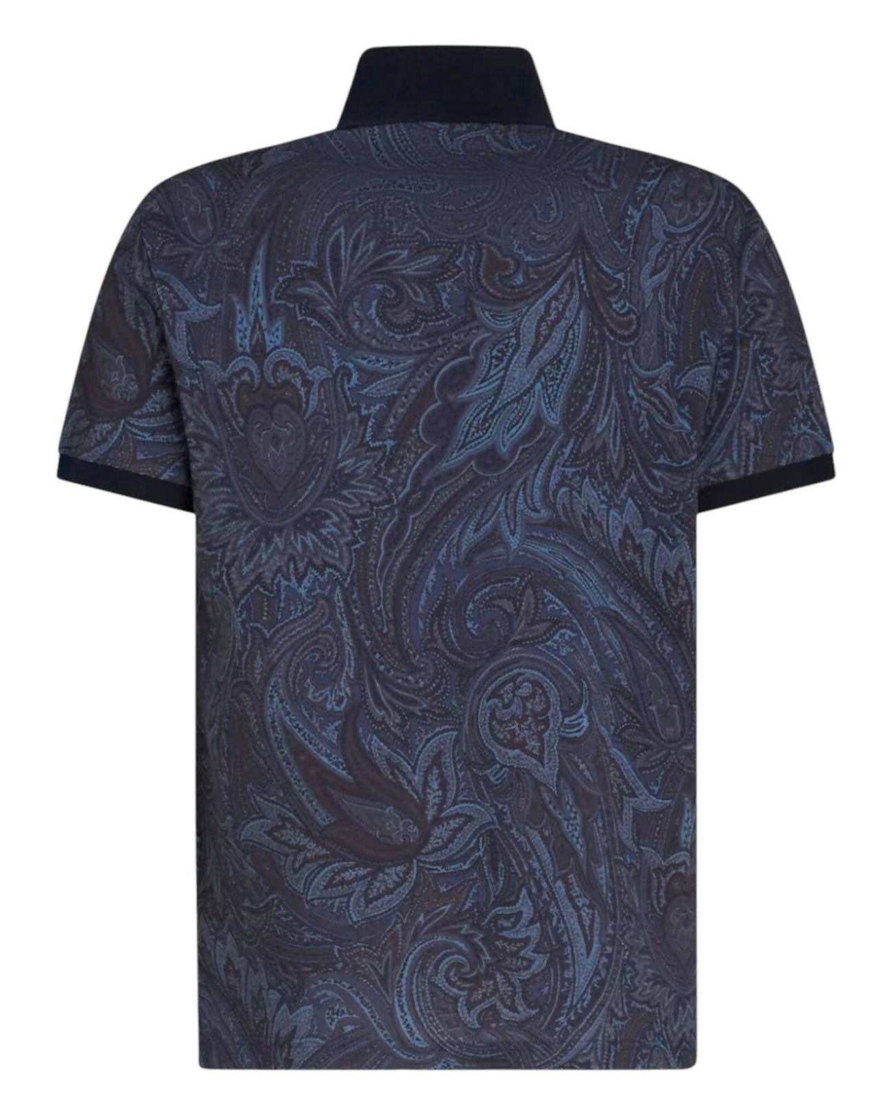 Etro, Paisley-Printed Short-Sleeved Polo Shirt