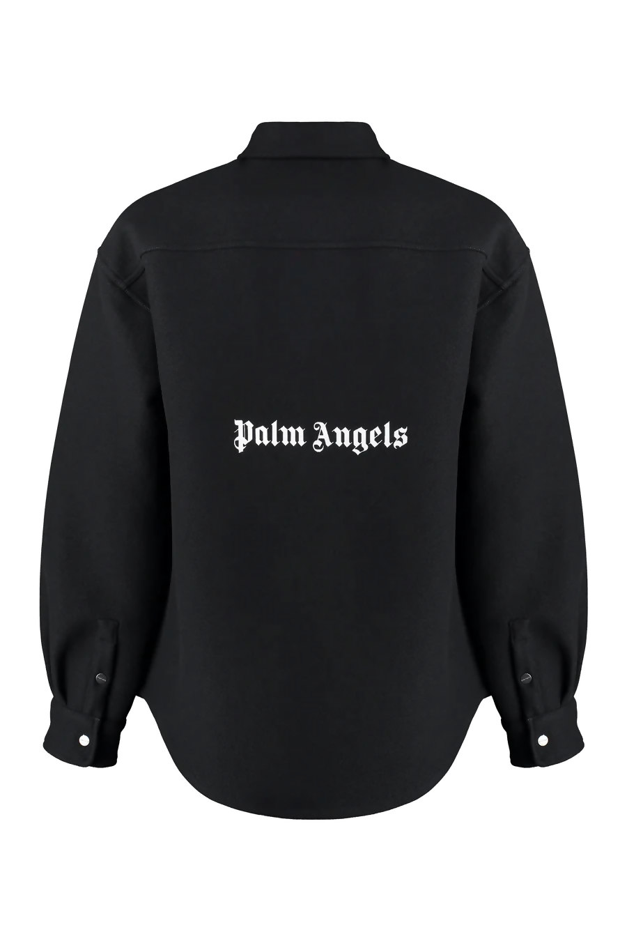 Palm Angels wool logo shirt