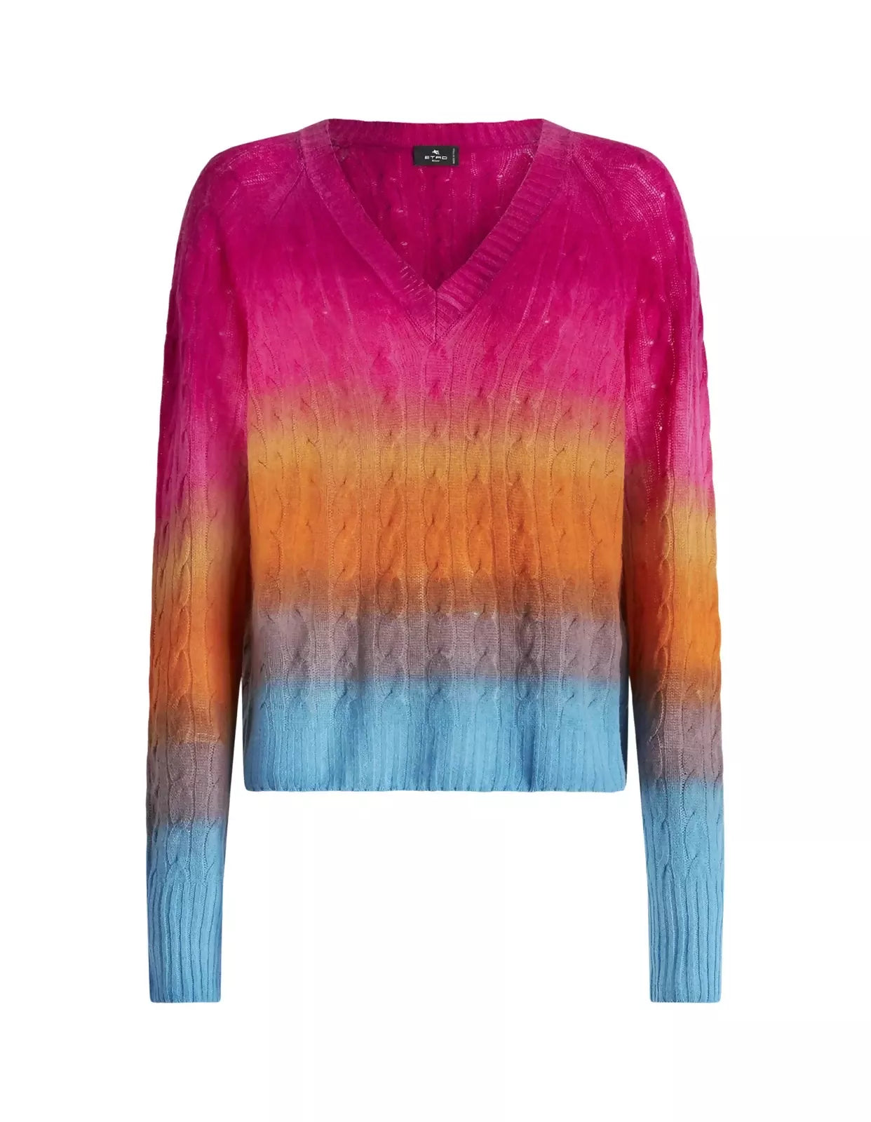 Etro, Logo Embroidered V-Neck Sweater