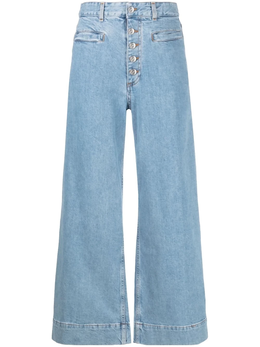 Etro, Cropped Wide-Leg Jeans