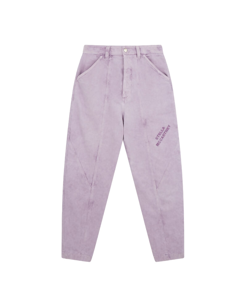 Stella McCartney, Cotton With Embroidered Logo Jeans