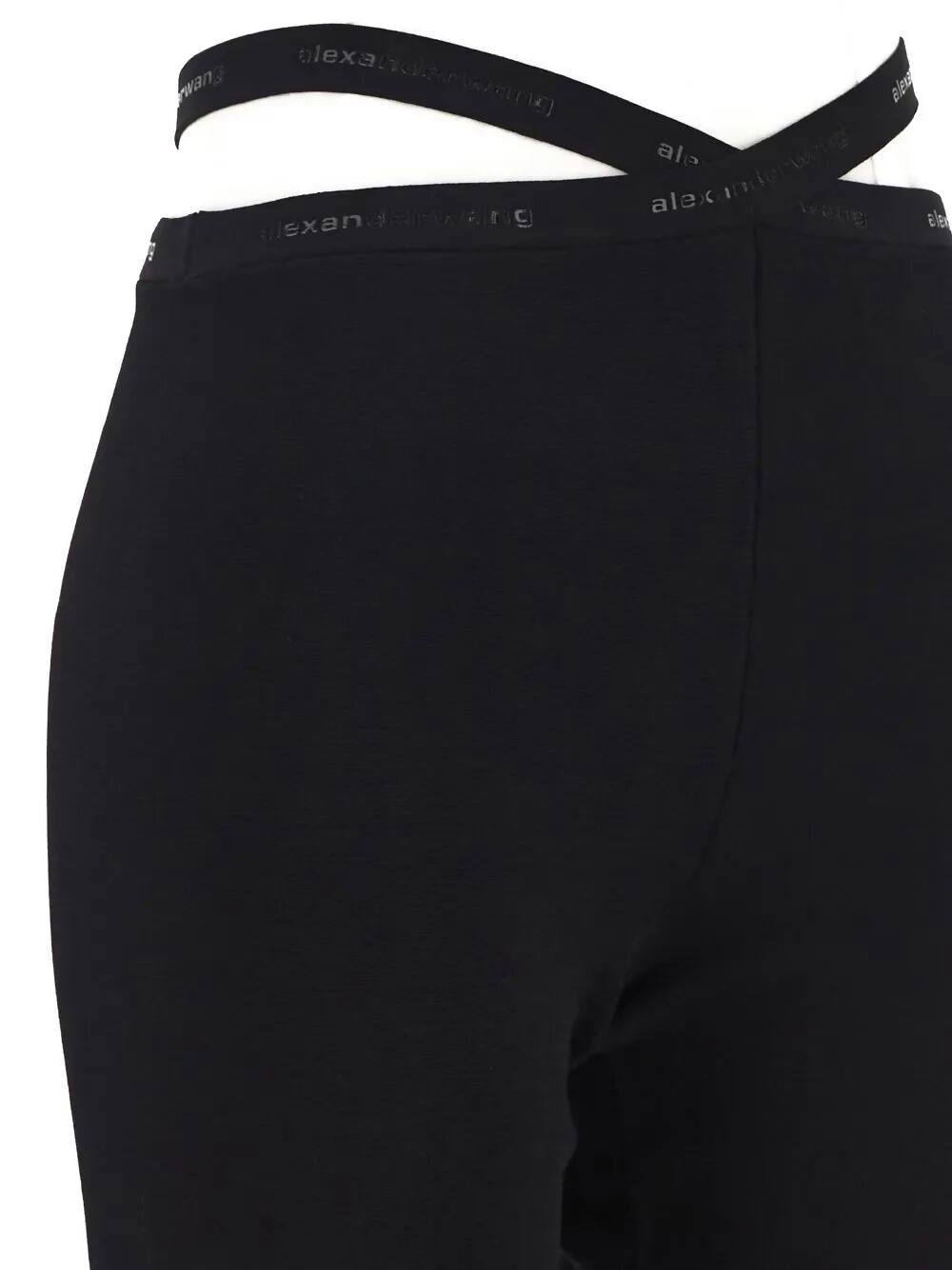 Alexander Wang, Criss-Cross Logo-Trim Leggings