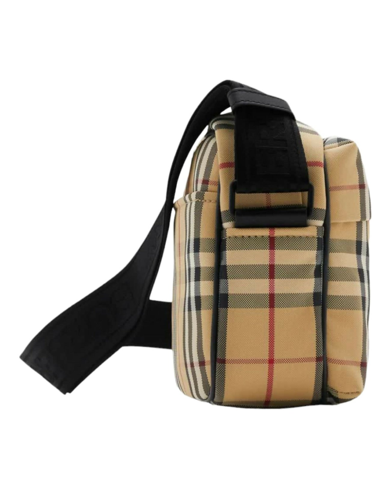 Burberry, Checked Zip-Up Messenger Bag