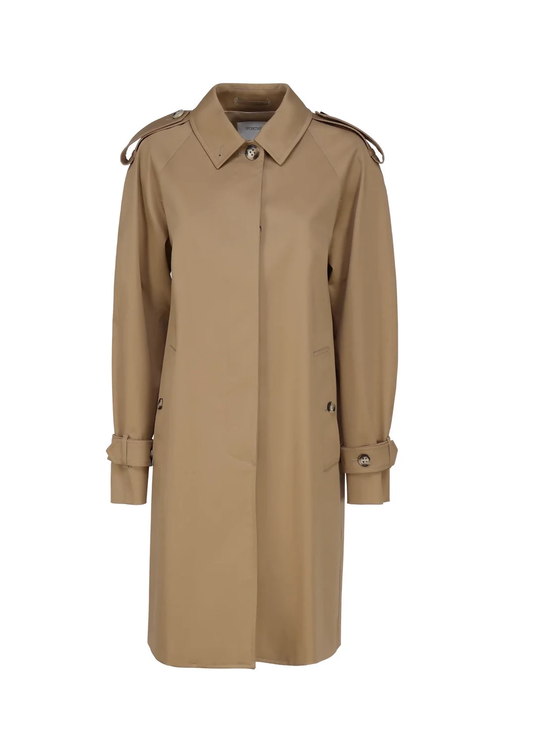 Max Mara Sportmax, Cotton Trench Coat with Buttons