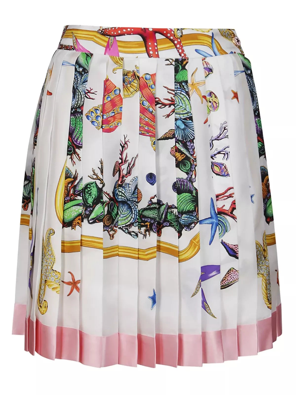 Versace, Printed pleated Skirt