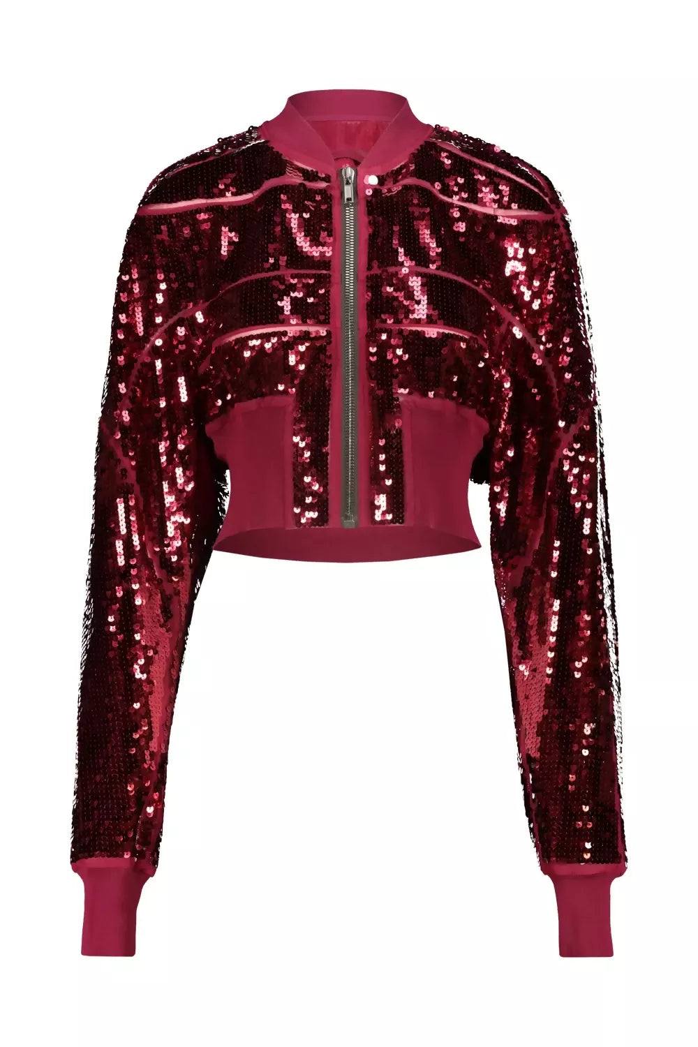 Rick Owens, Sequin-Embellished zipped Bomber Jacket