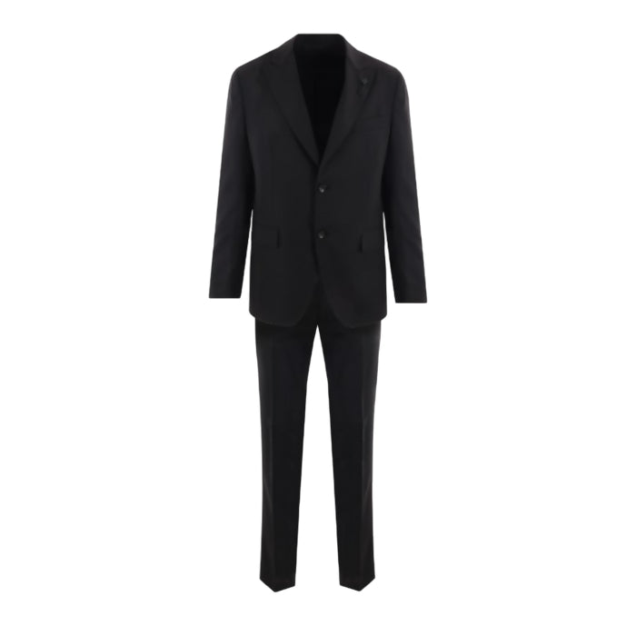 Lardini, Single-Breasted Wool Suit