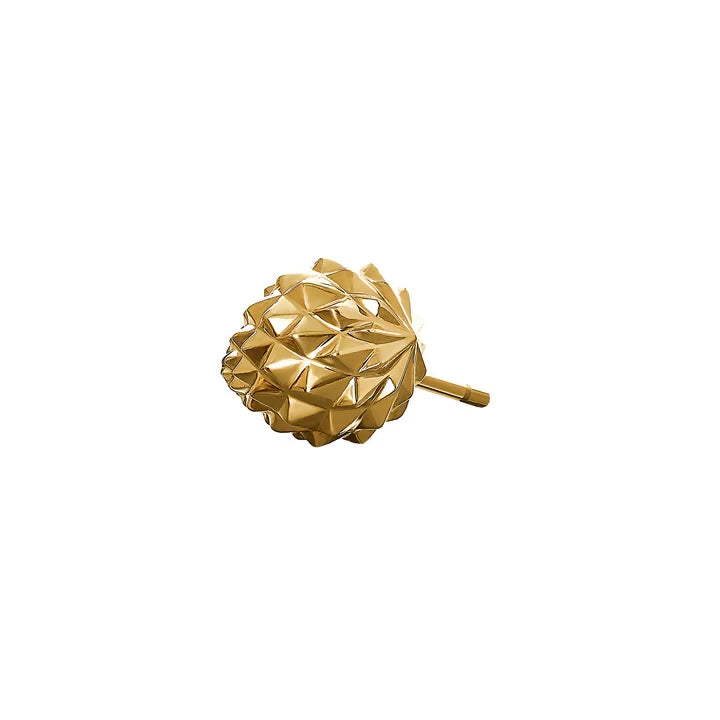 Gimbutis, Yellow Gold Pinecone Studs