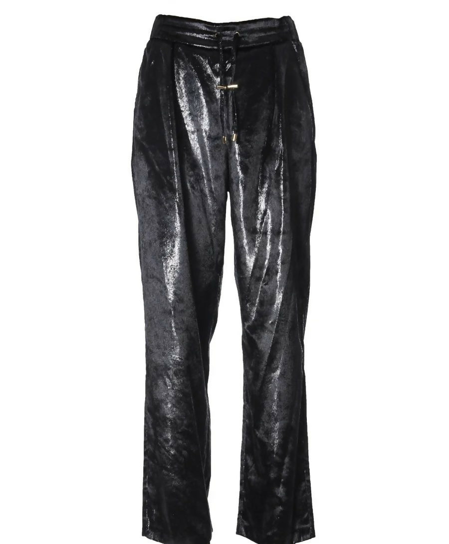 Balmain, Metallic Effect Flared Trousers