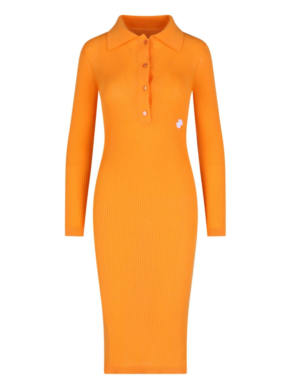 Patou, Buttoned Stretch Midi Dress