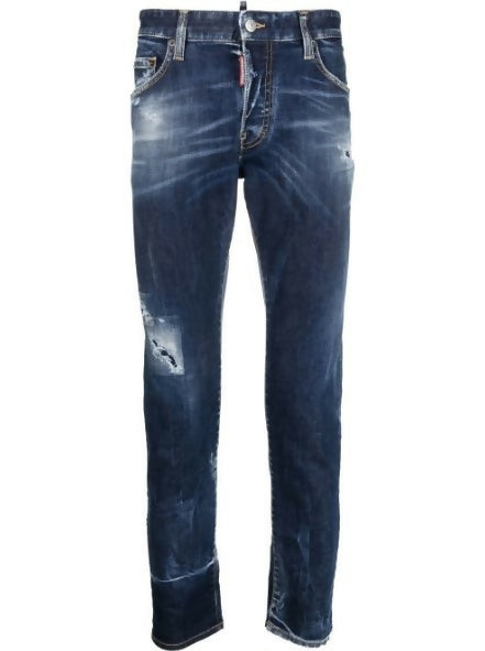 Dsquared2, Dark Scar Slim-fit Jeans