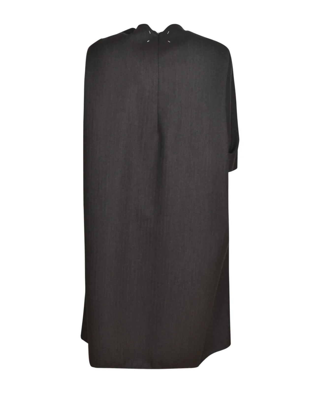 Maison Margiela, Raw-Edge Oversized Wool T-Shirt Dress