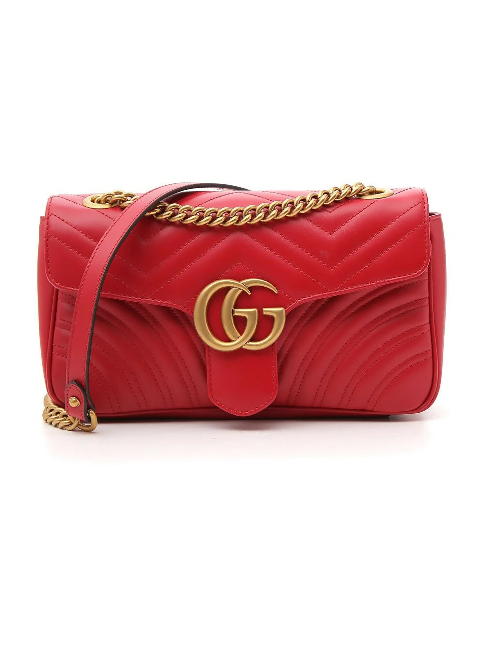 Gucci, GG Marmont Small Matelassé Shoulder Bag