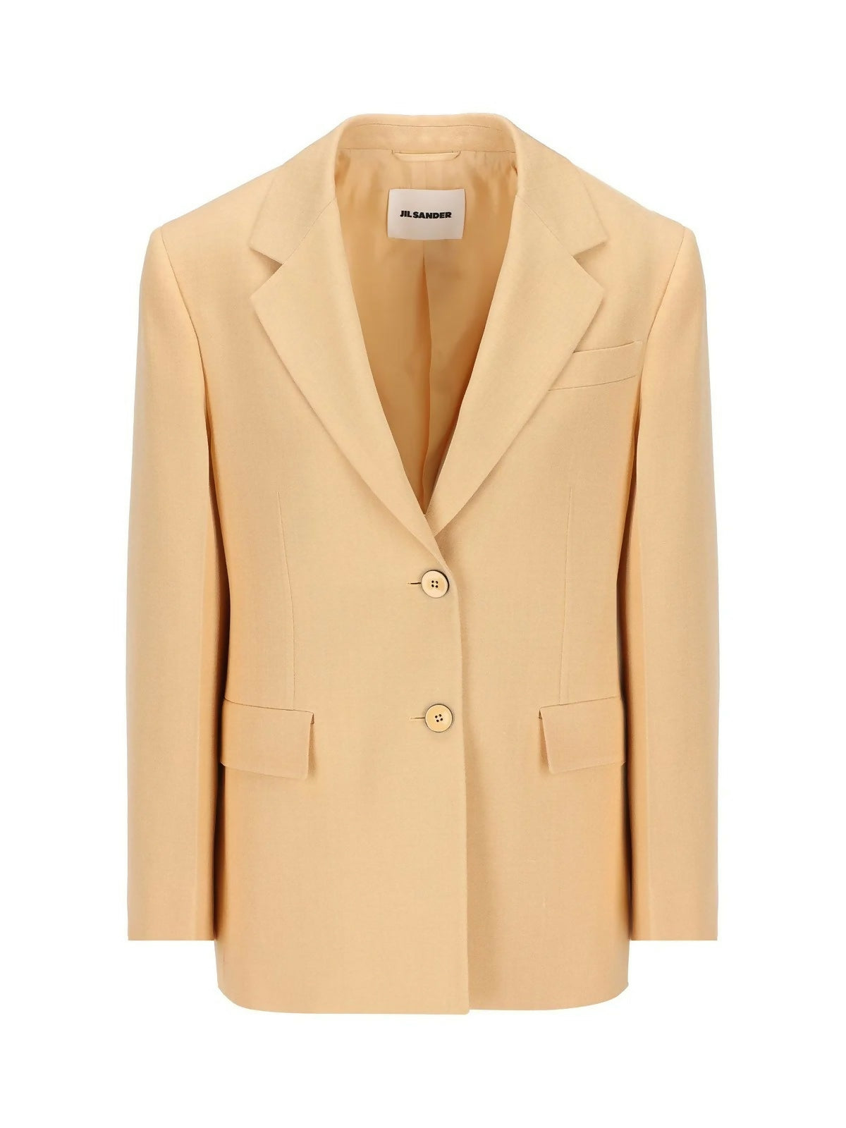 Jil Sander, Single-Breasted Crepe Tailored Blazer