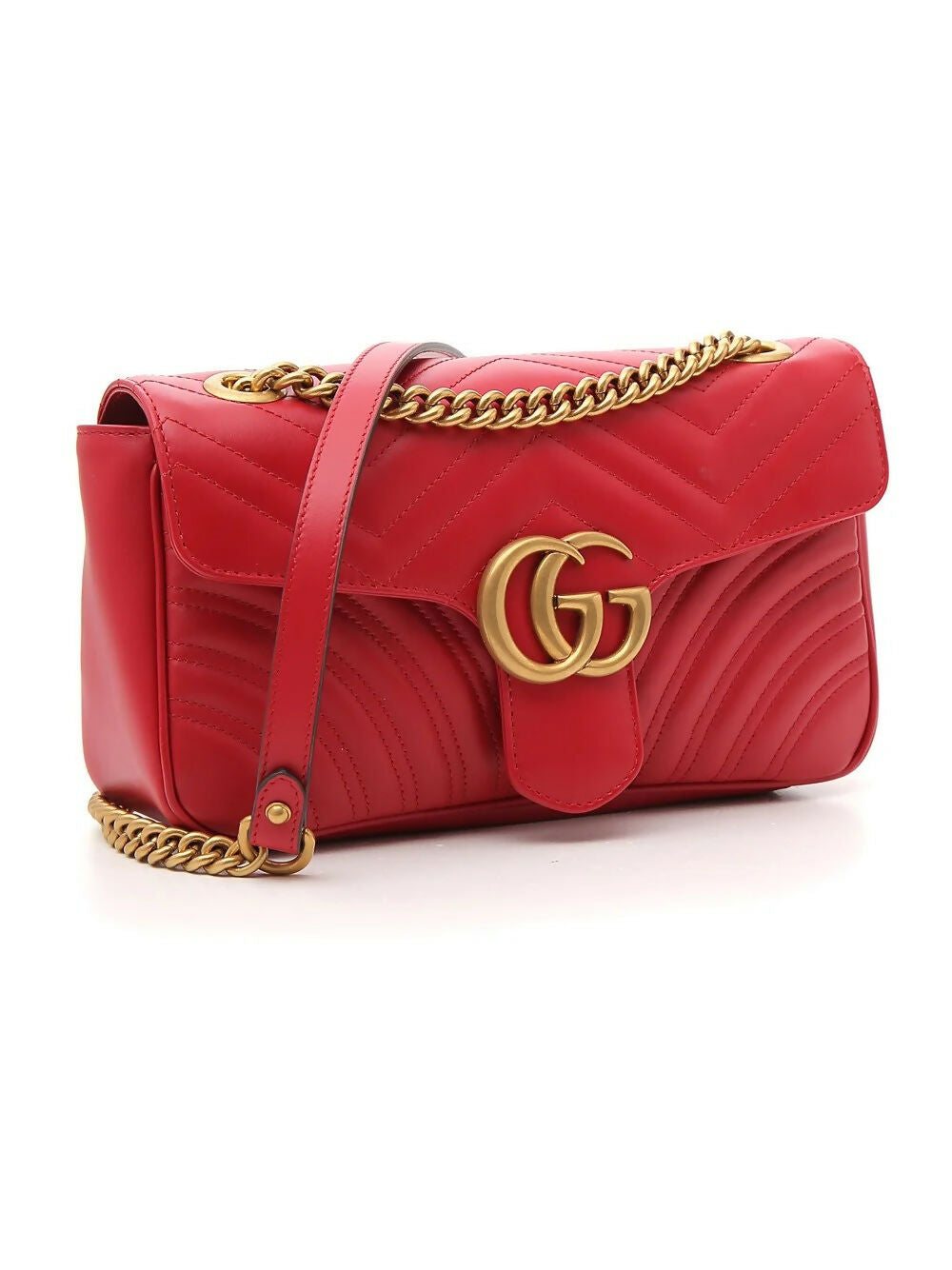 Gucci, GG Marmont Small Matelassé Shoulder Bag