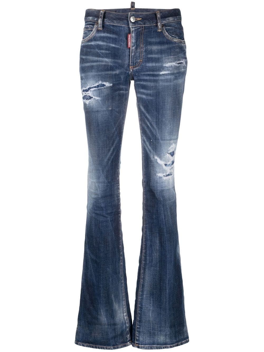 Dsquared2, Distressed Flared Jeans