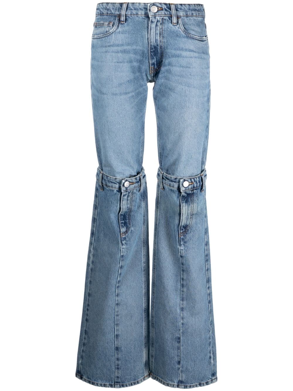 Coperni, Open-knee Flared Jeans