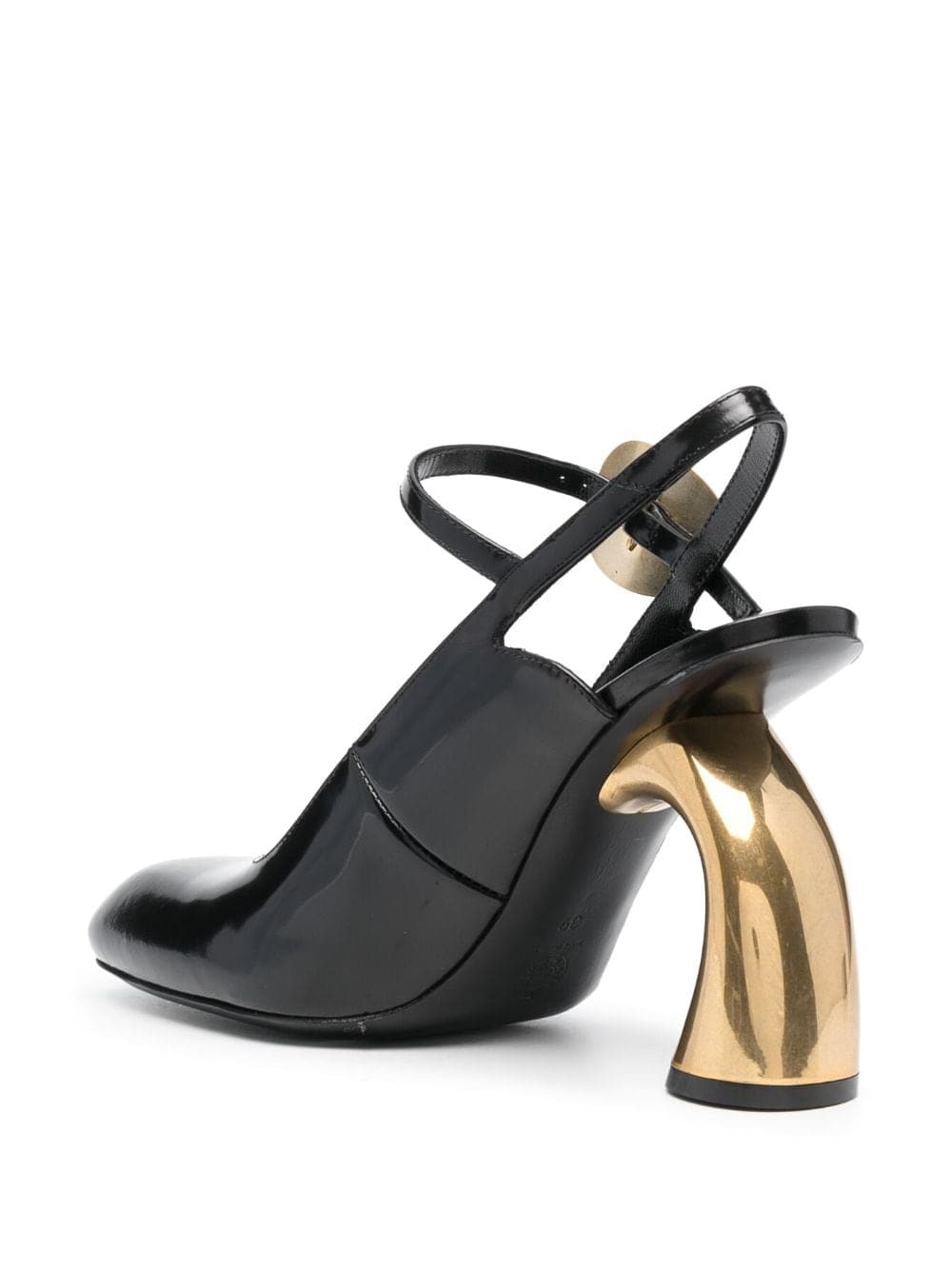 Dries Van Noten, Leather Slingback Pumps