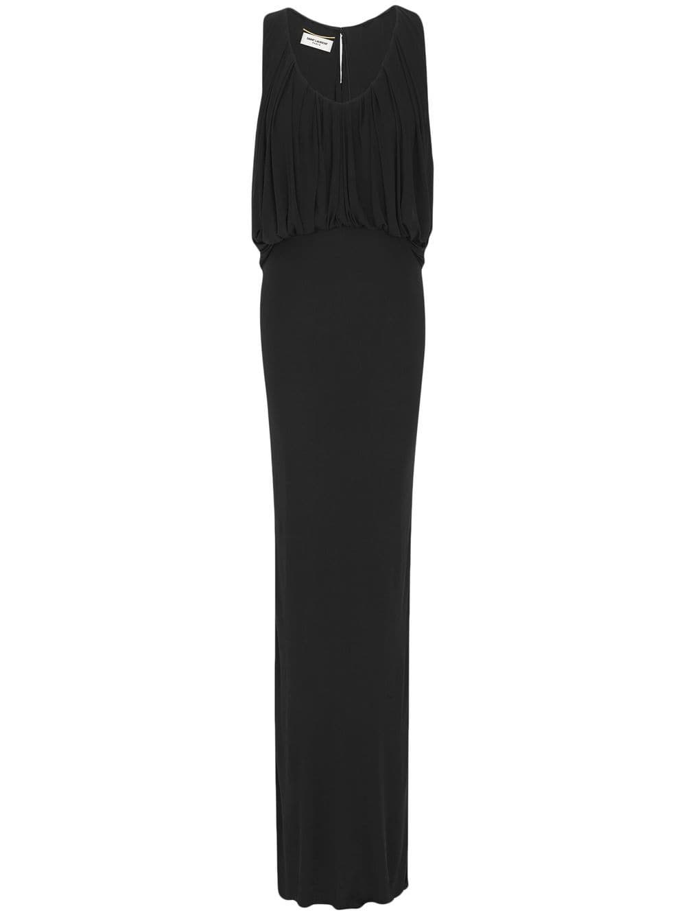 Saint Laurent, Draped Jersey Dress