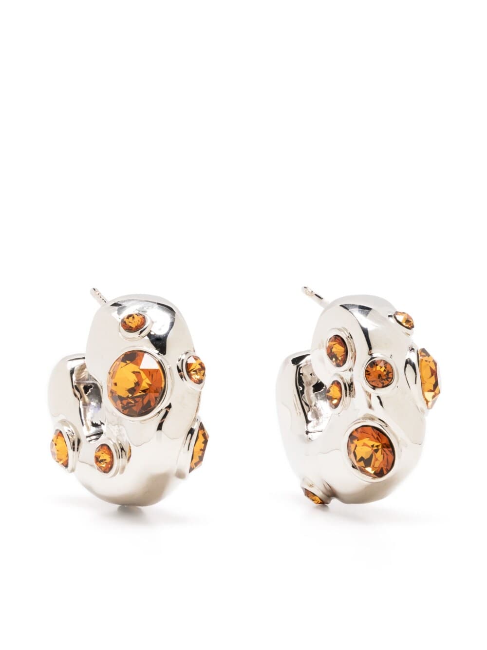 Dries Van Noten, Embellished Hoop Small Earrings