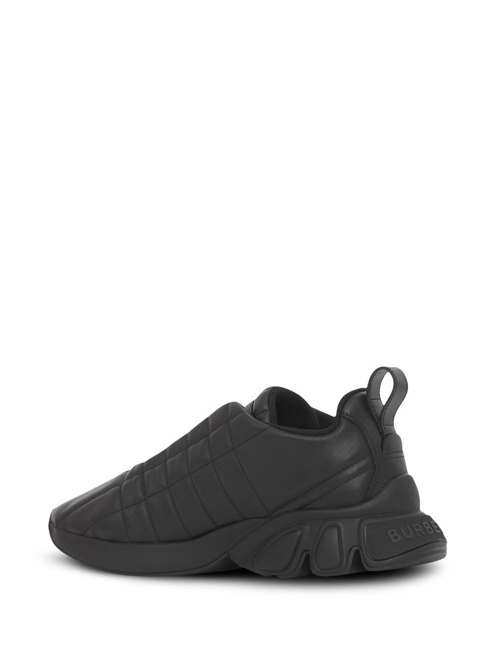 Burberry, Axburton Padded-Detailed Leather Sneakers